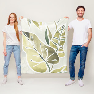 Cobertor De Velo Folhas de Batik