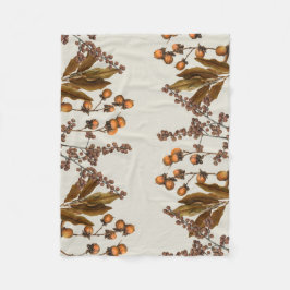 Cobertor De Velo Folhas de Folhagem de Cores de Água de outono