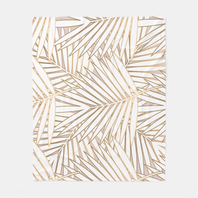 Cobertor De Velo Folhas de ouro: deco de arte. (Frente)