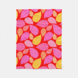 Cobertor De Velo Folhas de outono.