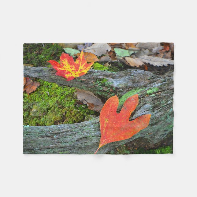 Cobertor De Velo Folhas de outono (Frente (Horizontal))