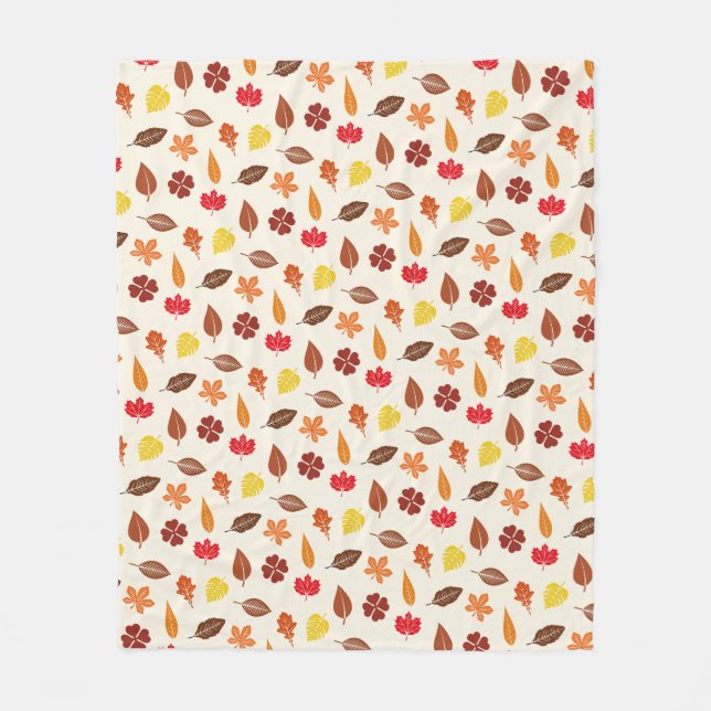 Cobertor De Velo Folhas de outono de Cozy Autumn (Frente)