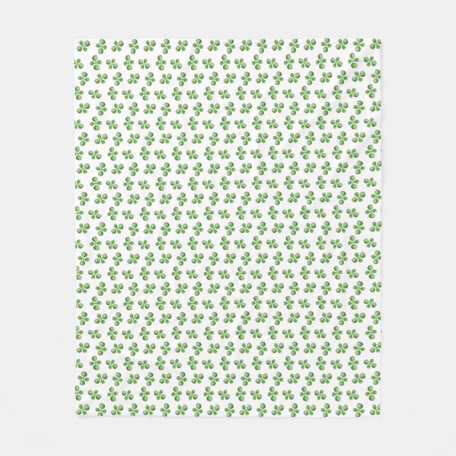 Cobertor De Velo Folhas de Suculentas Verdes Modernas e Amigáveis e (Frente)