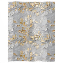 Folhas Douradas de Cinzas de Prata