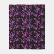 Folhas Rosa Elegantes Modernas