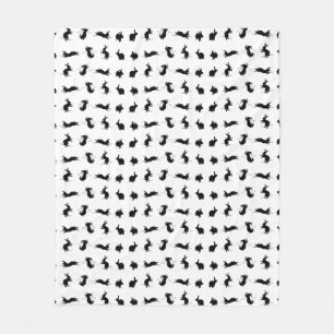 Cobertor De Velo Folheto Binky Bunnies Fleece (escolha a cor)