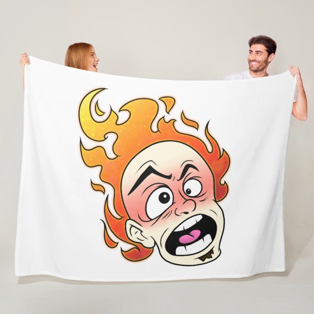 Cobertor De Velo Folheto da Cabeça de Fogo Escovilical, Todas as di (In Situ)