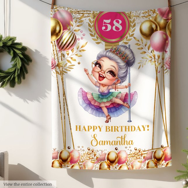 Cobertor De Velo Folheto de citação engraçado personalizada para a  (Personalized Funny Quote Blanket for Grandma)