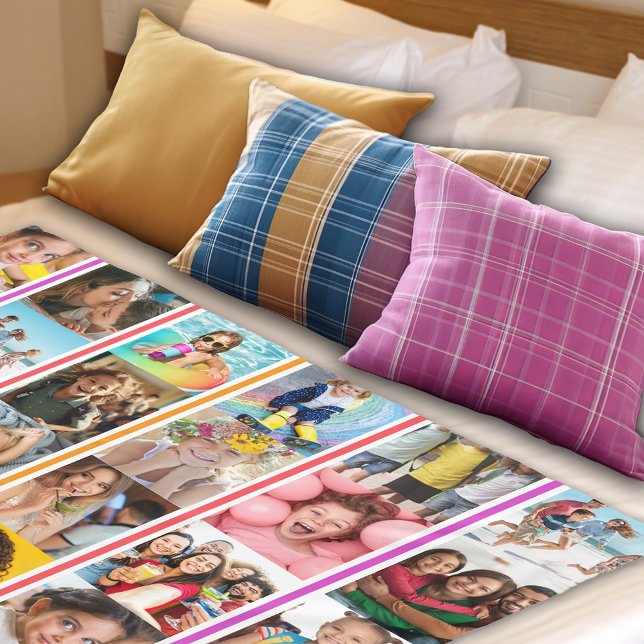 Cobertor De Velo Folheto de Colagem de Foto Fleece Blanket (Criador carregado)