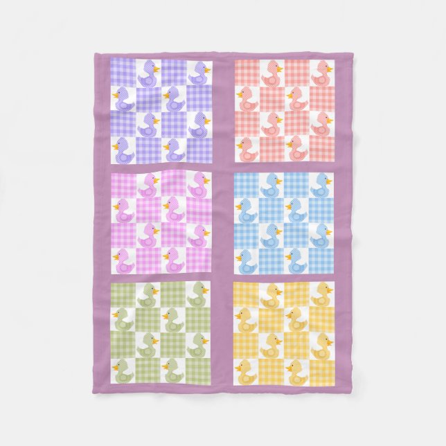 Cobertor De Velo Folheto de Design com Múltiplas Cores Inclinadas (Frente)