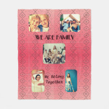 Folheto de Design Geométrico Vermelho Suave