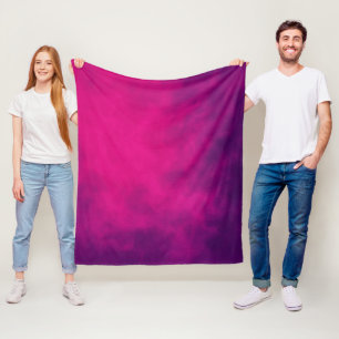 Cobertor De Velo Folheto de Folha de Gradação Neon-Rosa - Personali