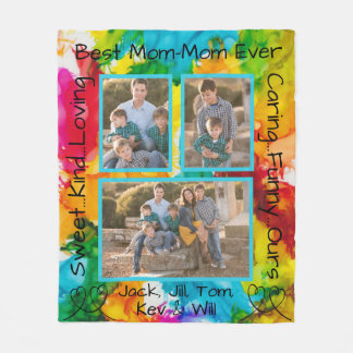 Cobertor De Velo Folheto de Folha "Splash of Color" Folheto de Foto