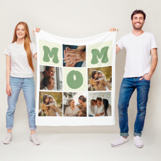 Cobertor De Velo Folheto de Foto da Mãe Personalizada
