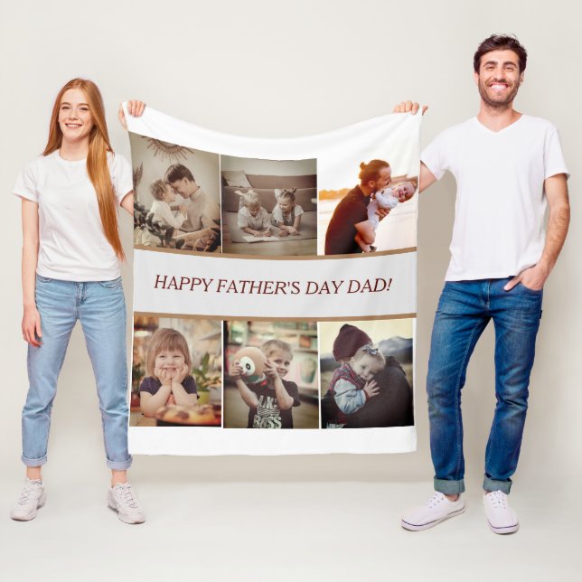 Cobertor De Velo Folheto de Foto do Dia do Pai Personalizado (In Situ)