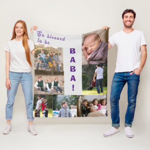 Cobertor De Velo Folheto de Foto Personalizado