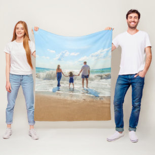 Cobertor De Velo Folheto de Fotografias Personalizado com as Suas F