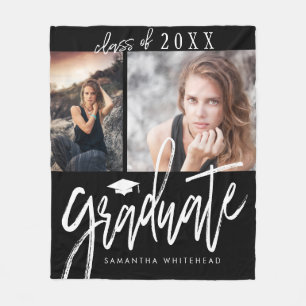 Cobertor De Velo Folheto de Graduação de Colagem de Fotos
