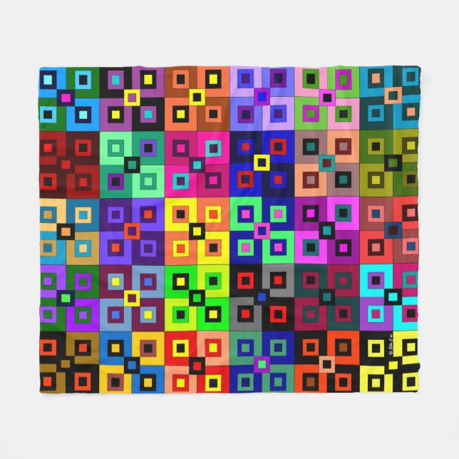 Cobertor De Velo Folheto de Peça Louca (Frente (Horizontal))