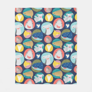 Cobertor De Velo Folheto de Peixe-Peixe