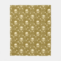 Folheto de velo com temas do Skull & Cross Bones
