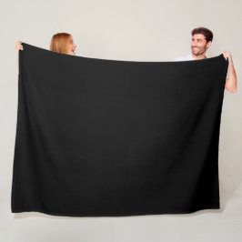 Cobertor De Velo Folheto de velo preto com nome de Cinza repetido