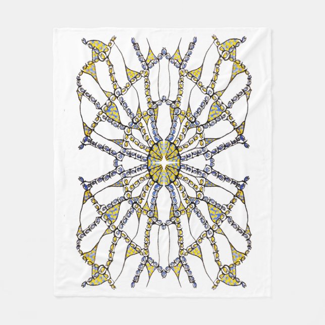 Cobertor De Velo Folheto de velo (rabisco - puxado à mão) (Frente)