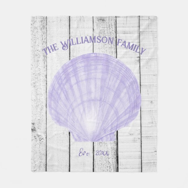 Cobertor De Velo Folheto do Vintage Roxo (Frente)