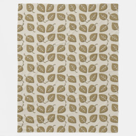 Cobertor De Velo Folheto Dourado de Folha Bonita