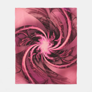 Cobertor De Velo Folheto Fractal Roxo Roxo e Plum