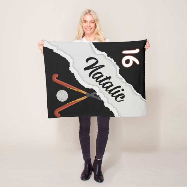Cobertor De Velo Folheto Personalizado de Hóquei em Campo, Nome Per (In Situ)