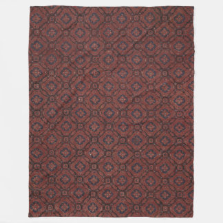 Cobertor De Velo Folheto Vermelho e Azul Floral Floral Flórida