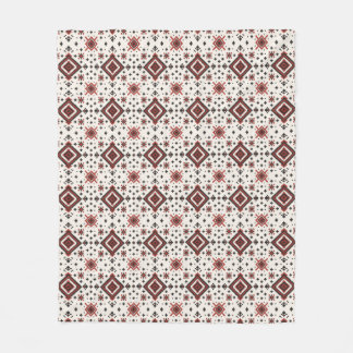 Cobertor De Velo Folk Diamond Cross Stitch Seamless Pattern