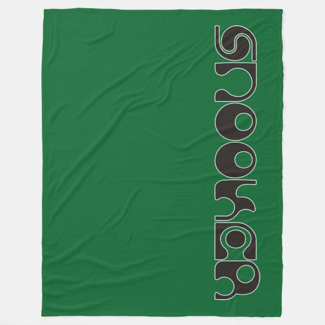 Cobertor De Velo Fonte moderna SNOOKER + suas ideias (Frente)