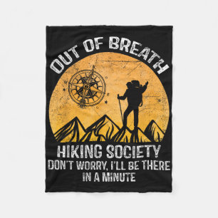 Cobertor De Velo Fora do Breath Hiking Society Não se preocupe Eu s
