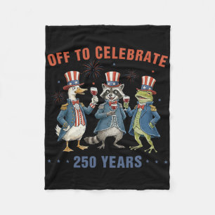Cobertor De Velo Fora Para Celebrar 250 Anos Divertido 250º America