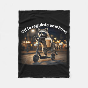 Cobertor De Velo Fora para regular emoções saúde mental guaxinim ge