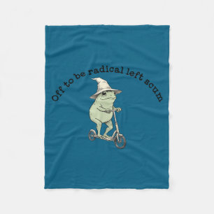 Cobertor De Velo Fora para ser escória radical de esquerda, sapo en