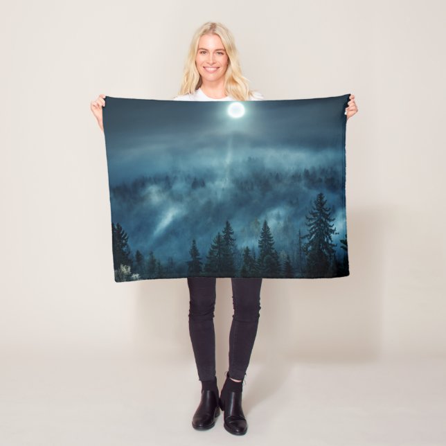 Cobertor De Velo Forests | Moonlit Forest (In Situ)