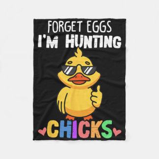 Cobertor De Velo Forget Eggs Im Hunting Chicks Funny Easter Boys To