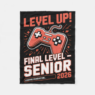 Cobertor De Velo Formado 2026 Turma De 2026 Gamer Engraçado Graduad