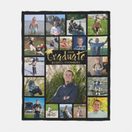 Cobertor De Velo Formando 19 Foto Dourada Tipografia Do Pincel Sua 