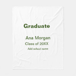 Cobertor De Velo Formando adicionar nome da escola classe de nome s