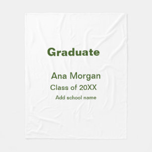 Cobertor De Velo Formando adicionar nome da escola classe de nome s