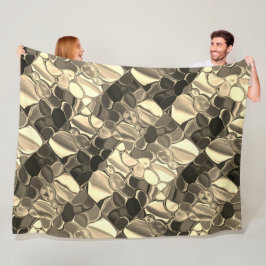 Cobertor De Velo Formas arredondadas em cor de bronze ou bege, bril