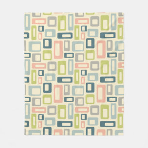 Cobertor De Velo Formas coloridas do estilo do século médio