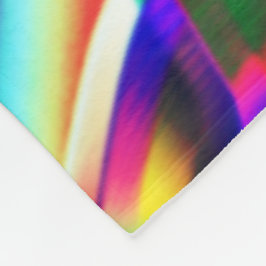 Cobertor De Velo Formas curvas e muito coloridas, mais verde azul