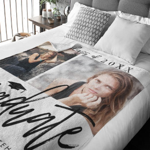 Cobertor De Velo Formatação de Colagem de Fotos Fleece Blanket