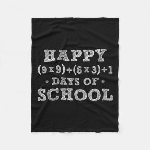 Cobertor De Velo Fórmula 100 Dias De Professora De Meninos De Escol