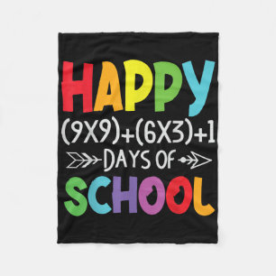 Cobertor De Velo Fórmula De Matemática 100 Dias De Escola Oferece P